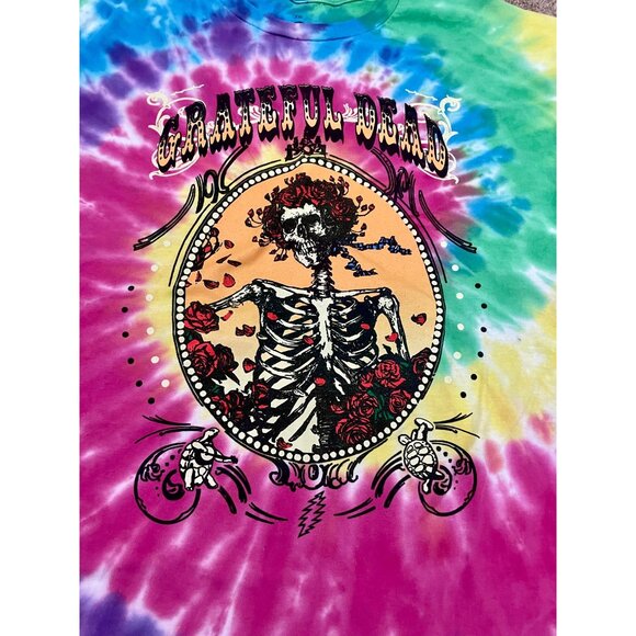 Grateful Dead Mens Bertha Ripple Junction Tie Dye Shirt Official Sz. 2x - Picture 2 of 4